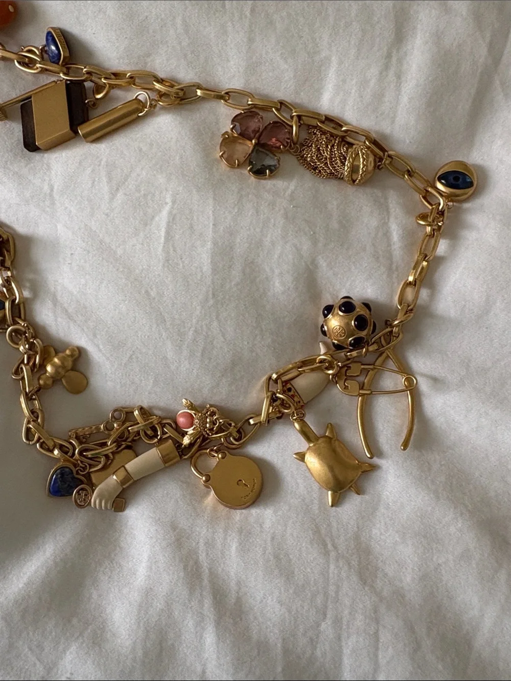 Vintage Tory Burch Charm Necklace